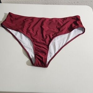 Bikini Bottoms 4XL Maroon runs smaller